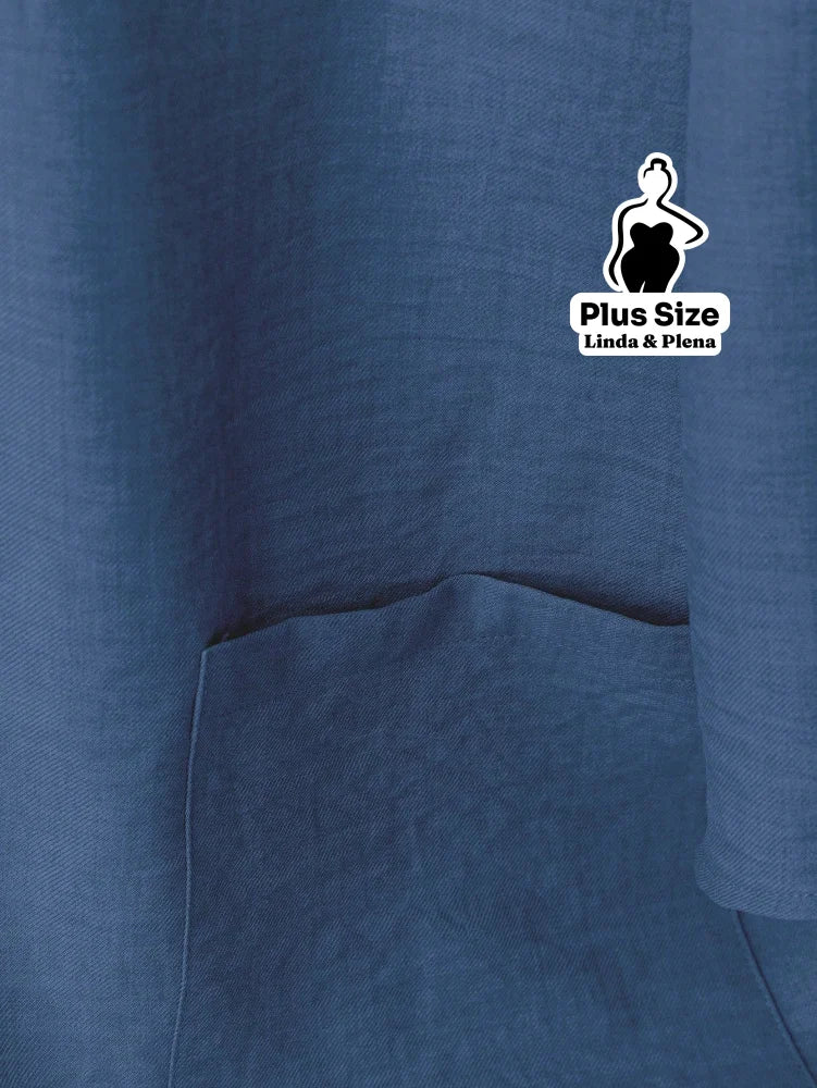 Conjunto Blusa Manga 3 4 Botões Calça Pantalona Plus Size Conjunto Blusa Manga 3 4 Botões Calça Pantalona Plus Size
