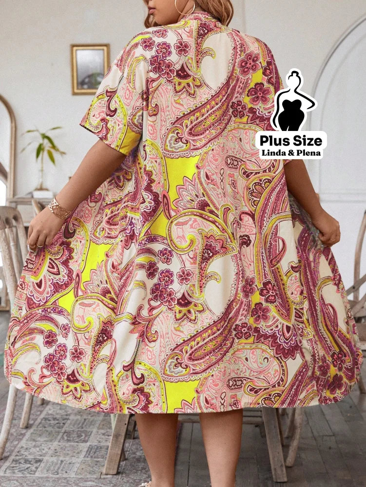 Conjunto Kimono Manga Curta Shorts Cós Elástico Plus Size Conjunto Kimono Manga Curta Shorts Cós Elástico Plus Size