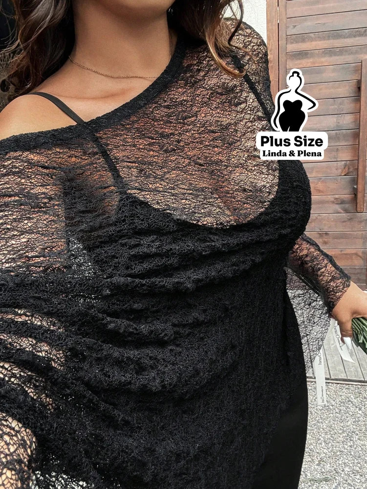 Conjunto Ombro Vazado Com Renda Nobre E Saia Longa Plus Size Conjunto Ombro Vazado Com Renda Nobre E Saia Longa Plus