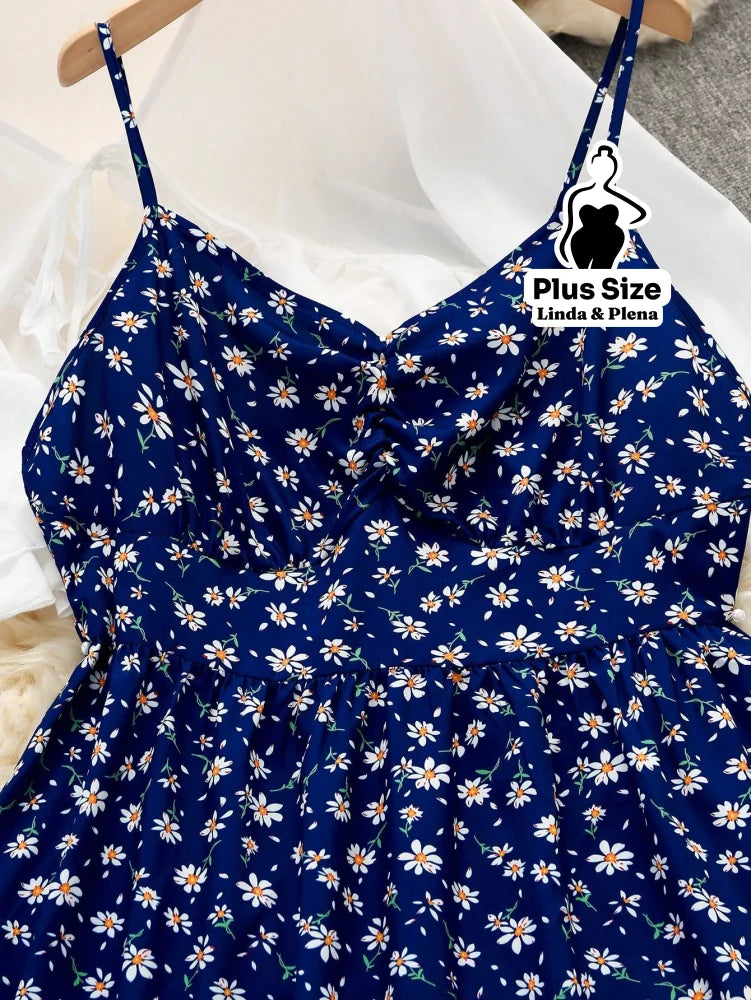 Conjunto Vestido Alça Fina Babados Saída Manga Longa Plus Size Conjunto Vestido Alça Fina Babados Saída Manga Longa