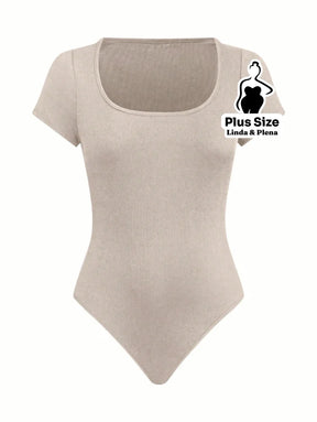 Conjunto Blusa Manga Curta Com Decote E Calça Pantalona Plus Size Conjunto Blusa Manga Curta Com Decote E Calça