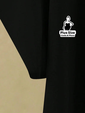 Conjunto Blusa Manga Curta Decote V Botões Calça Plus Size Conjunto Blusa Manga Curta Decote V Botões Calça Plus Size