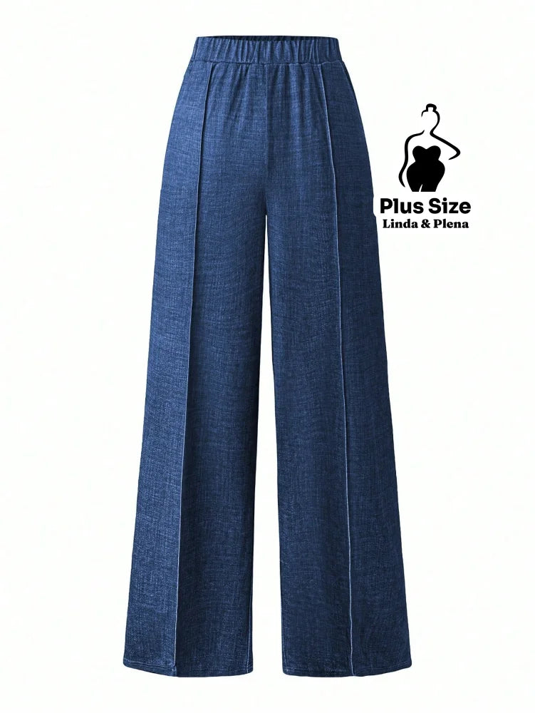 Conjunto Camisa Manga Longa E Calça Pantalona Plus Size Conjunto Camisa Manga Longa E Calça Pantalona Plus Size