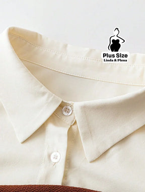 Conjunto Camisa Manga Longa E Calça Pantalona Plus Size Conjunto Camisa Manga Longa E Calça Pantalona Plus Size