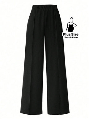 Conjunto Camisa Manga Longa E Calça Pantalona Plus Size Conjunto Camisa Manga Longa E Calça Pantalona Plus Size