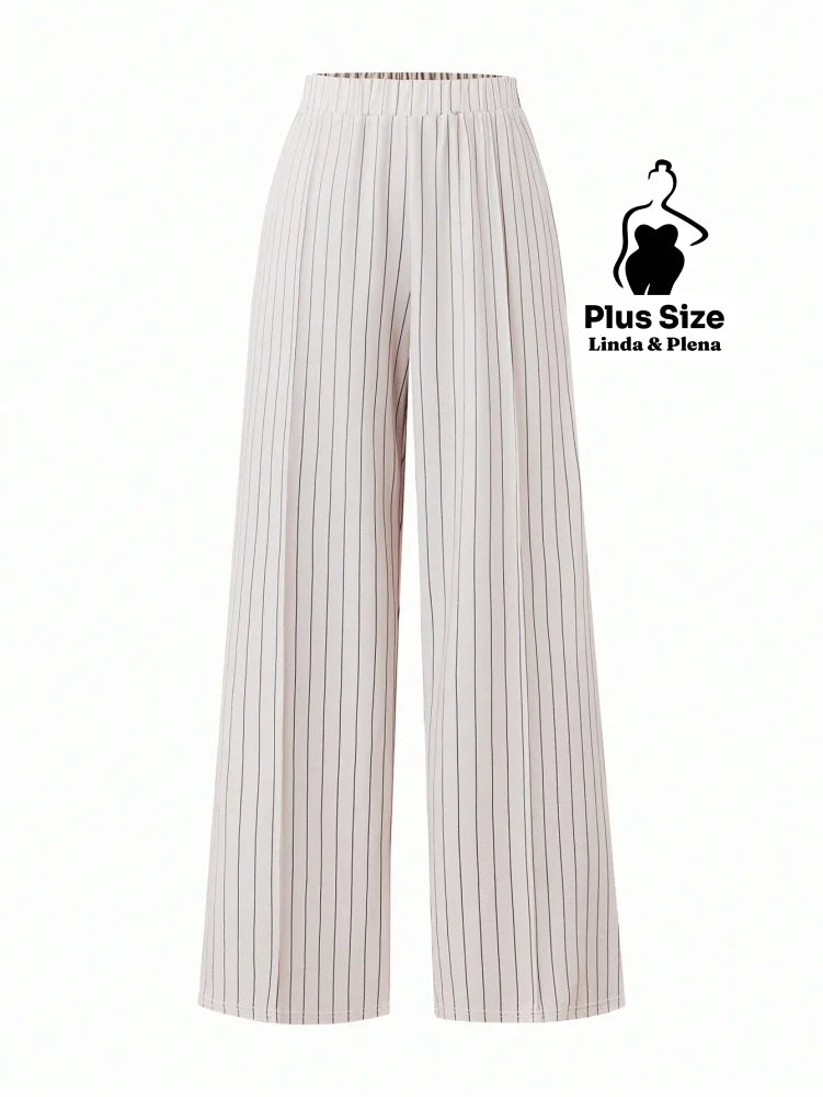Conjunto Camisa Manga Longa E Calça Pantalona Plus Size Conjunto Camisa Manga Longa E Calça Pantalona Plus Size