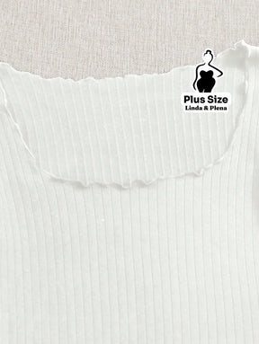 Conjunto Ciganinha Canelada E Saia Xadrez Curta Plus Size Conjunto Ciganinha Canelada E Saia Xadrez Curta Plus Size