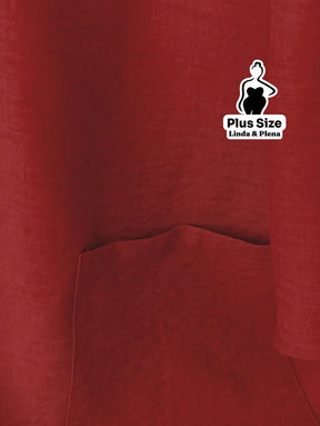 Conjunto Elegante com Blusa Assimétrica e Calça Plus Size Conjunto Elegante com Blusa Assimétrica e Calça Plus Size