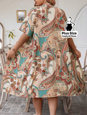 Conjunto Kimono Manga Curta Shorts Cós Elástico Plus Size Conjunto Kimono Manga Curta Shorts Cós Elástico Plus Size