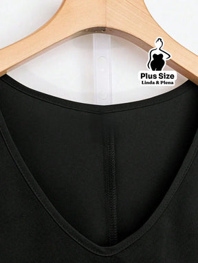 Conjunto Regata Assimétrica com Calça Estampada Plus Size Conjunto Regata Assimétrica com Calça Estampada Plus Size