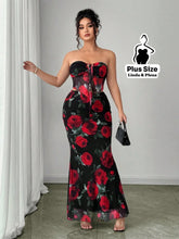 Conjunto Tomara Que Caia Estampado Com Saia Longa Plus Size G Conjunto Tomara Que Caia Estampado Com Saia Longa Plus