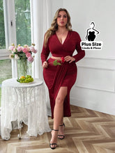 Conjunto Transpassado Com Cinto E Saia Fenda Frontal Plus Size G Conjunto Transpassado Com Cinto E Saia Fenda Frontal