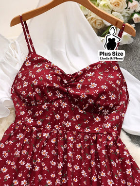 Conjunto Vestido Alça Fina Babados Saída Manga Longa Plus Size Conjunto Vestido Alça Fina Babados Saída Manga Longa